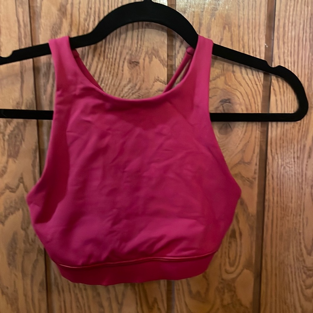 High neck energy bra